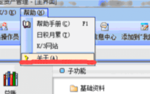 怎么查看金蝶K3 WISE具体是什么版本？