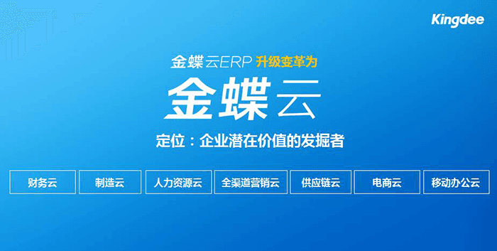 金蝶云ERP服务内容