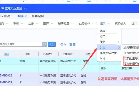 金蝶云星空如何导出报表平台中的财务报表？