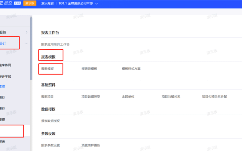 金蝶云星空报表怎么生成？（详细生成步骤）