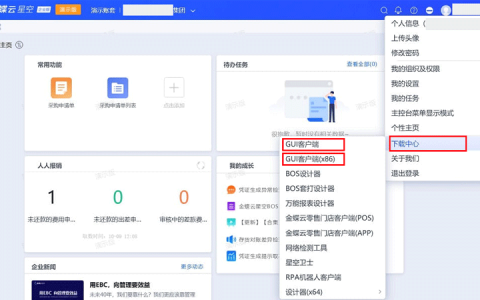 金蝶云星空网页版和客户端有哪些区别，如何下载客户端？