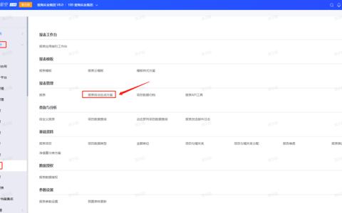 金蝶云星空网页版怎么自动生成报表？（财务报表生成流程）
