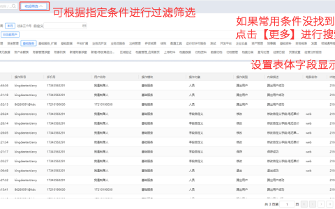 金蝶云星辰操作日志怎么查看，能导出吗？