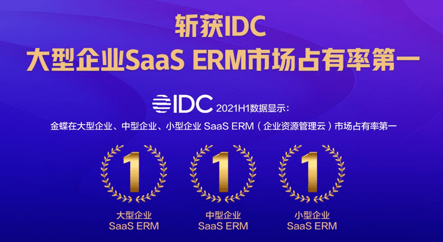金蝶企业云ERP市场占有率第一 金蝶企业云ERP市场占有率第一