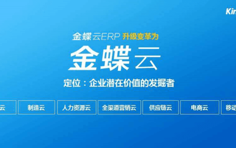 金蝶erp有哪些软件产品？