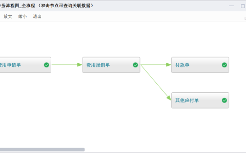 金蝶费用相关业务流程单据说明