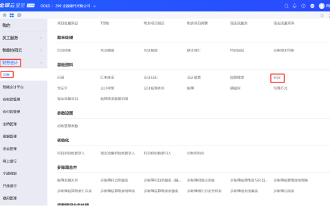 科目与核算维度